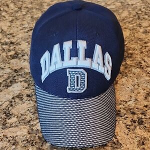 Blue‎ Dallas Cap with White Lettering